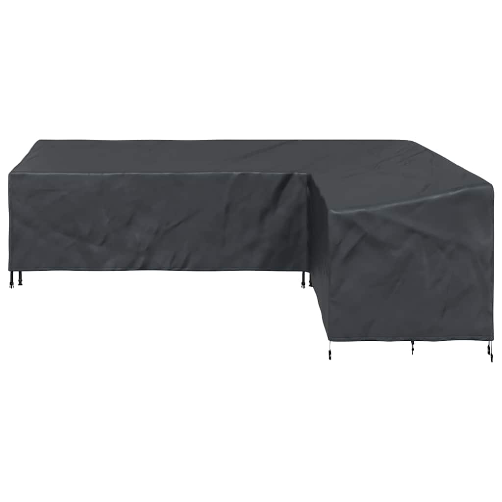 Outdoor Furniture Cover Black 286 x 222 x 80 cm 600D fabric
